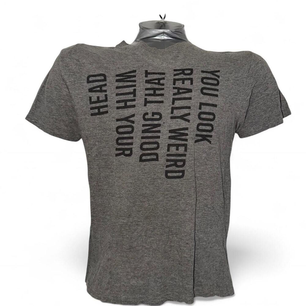 Gray Graphic Short-Sleeve Men's T-Shirt